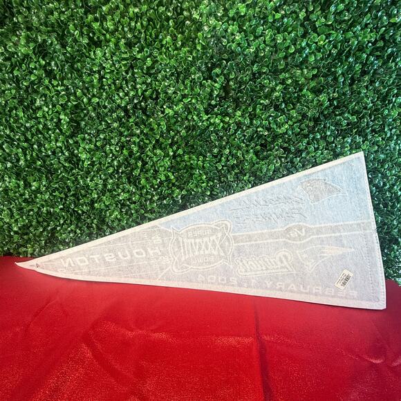 2004 Super Bowl XXXVIII New England Patriots' vs Panthers Pennant 2 Houston - Picture 4 of 11
